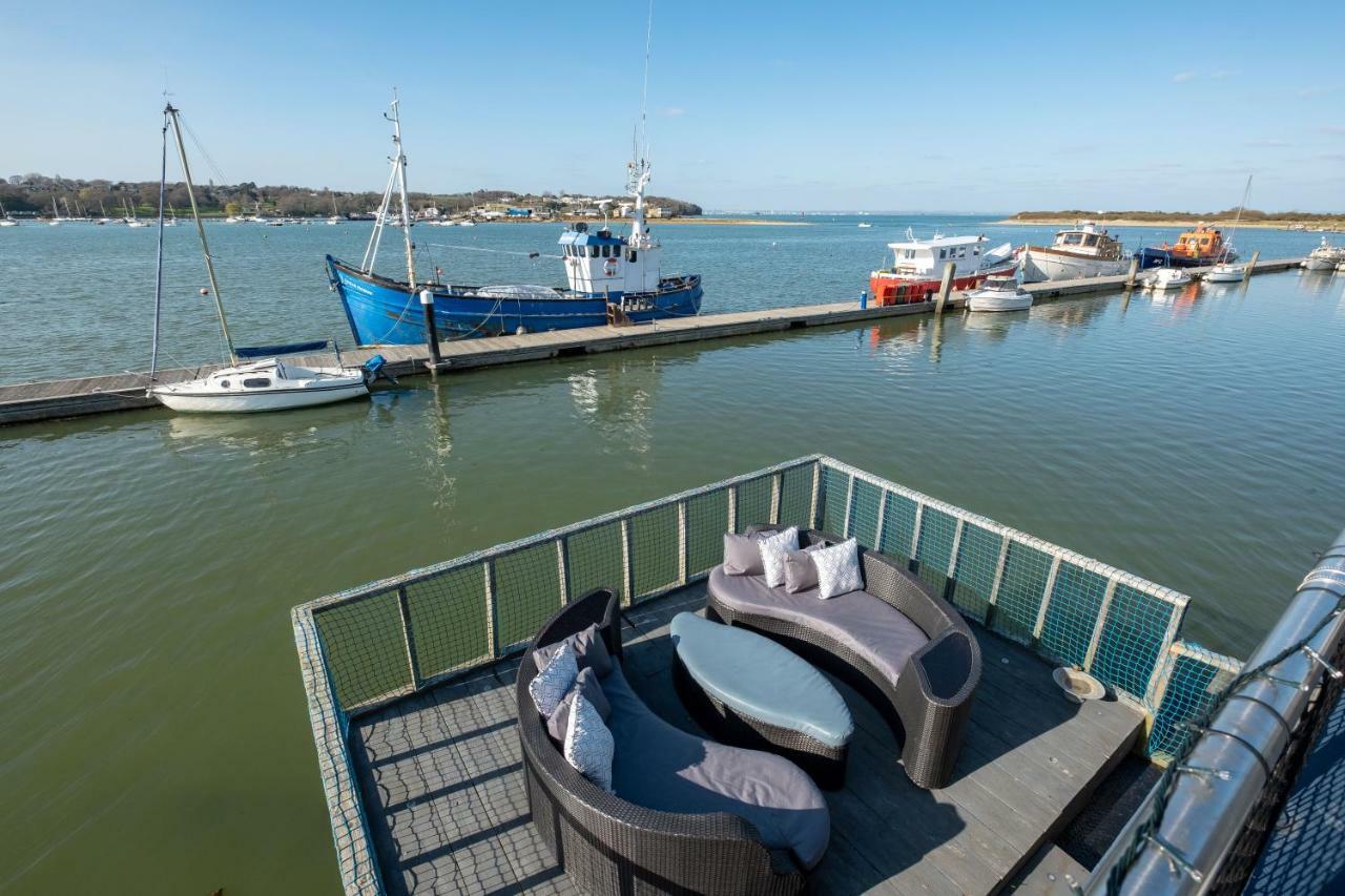 Houseboat Harbourside View Newport (Isle Of Wight) Exterior foto